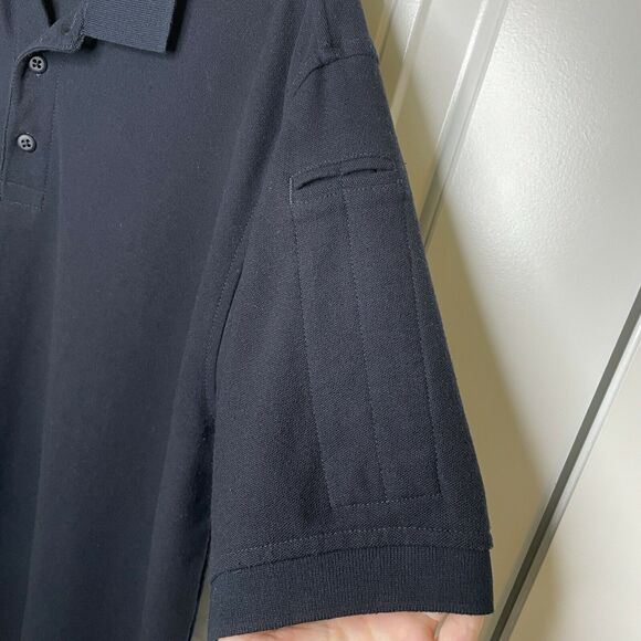 5.11 Tactical Series Men's Shooting Shirt Short Sleeve Golf Polo Shirt Black Lg - Picture 3 of 10
